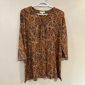 NWT Thought tunic blouse floral breathable bamboo
